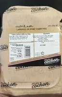 Langues de porc confites