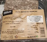 Pate marmite tranche