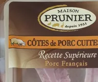 Côtes de porc cuites