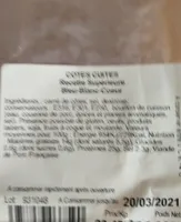 Côtes cuites