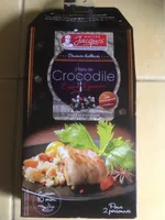 2 Filets de Crocodile Marinés au Poivre