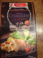2 filets de crocodile Crème 3 poivres