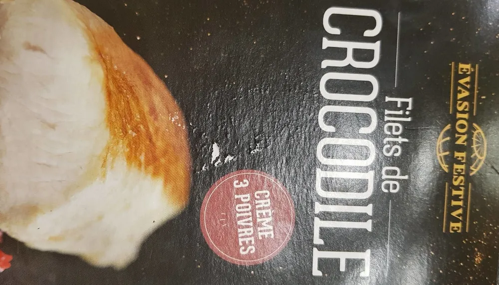 Filets de crocodile marinés au poivre