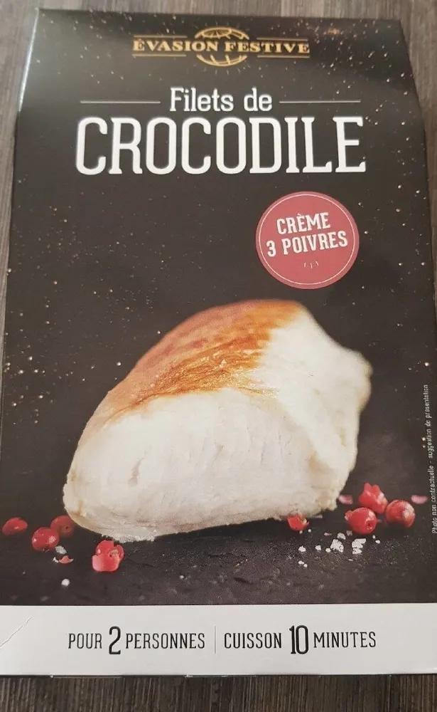 Filet de crocodile 3 poivres