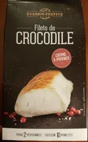 2 filets de crocodile marinés au poivre