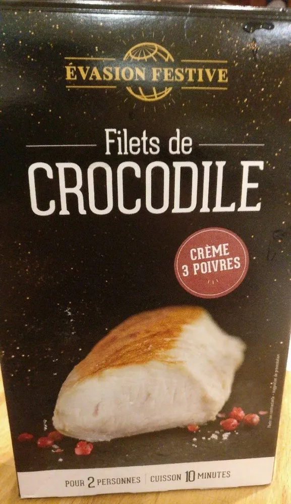 Filets de crocodile