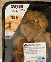 Cubes de filets de poulet marinés