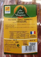 Poitrine fumée tranchée supérieure