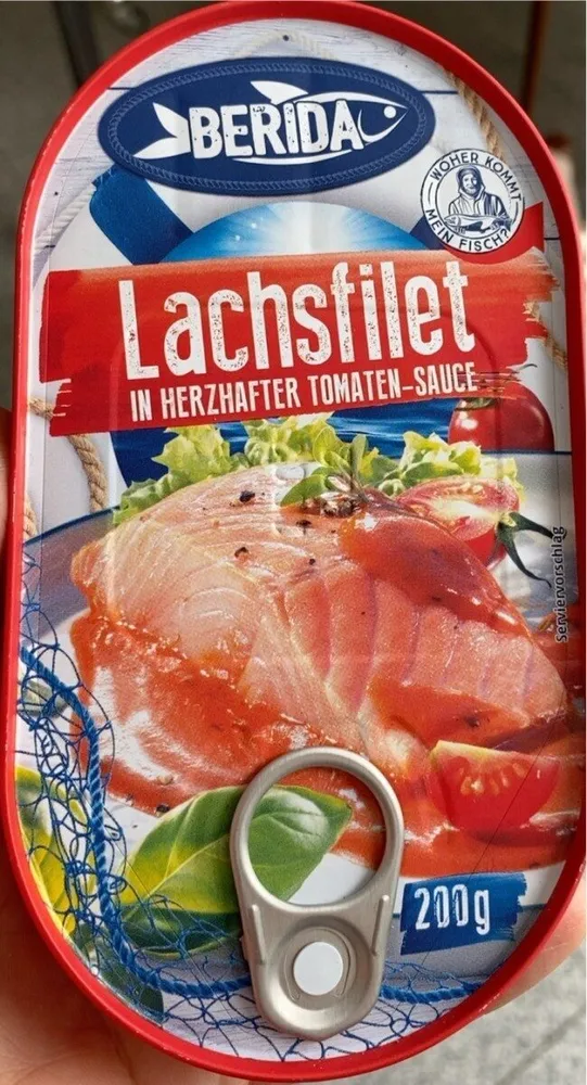 Lachsfilet in Tomatensauce