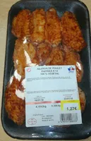 Aileron de poulet au paprika x12