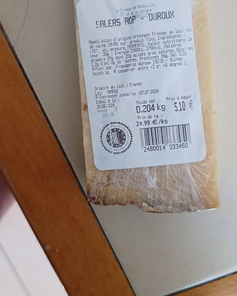Salers fromage