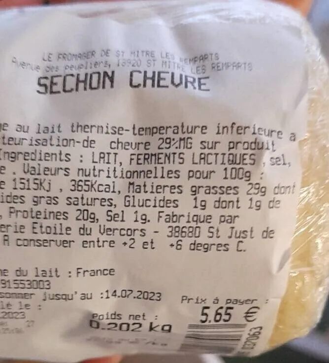 Séchons chèvre