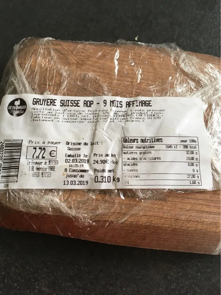 Gruyere suisse aop