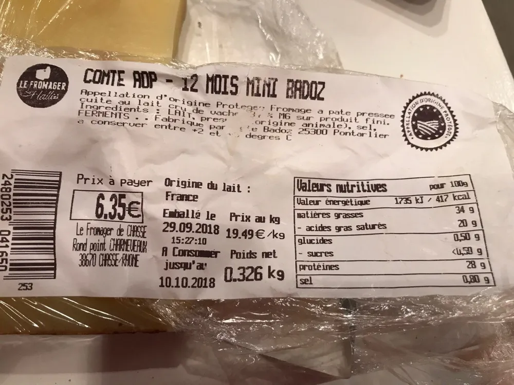 COMTE AOP 12 MOIS MINI BADOZ