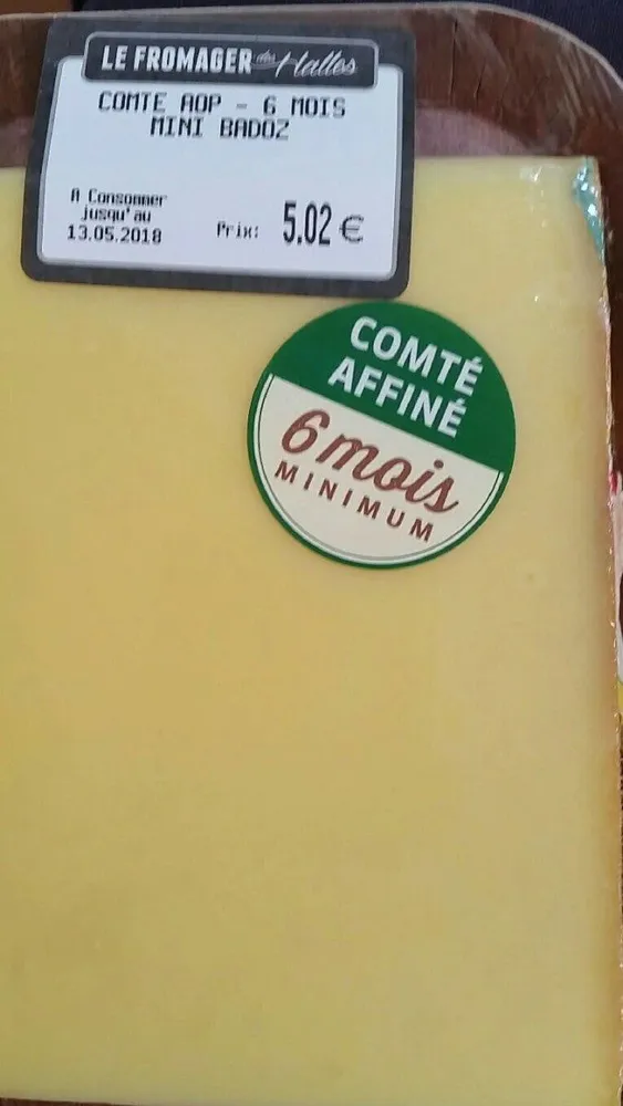 Comté affiné 6 mois