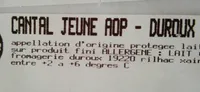Cantal jeune Aop