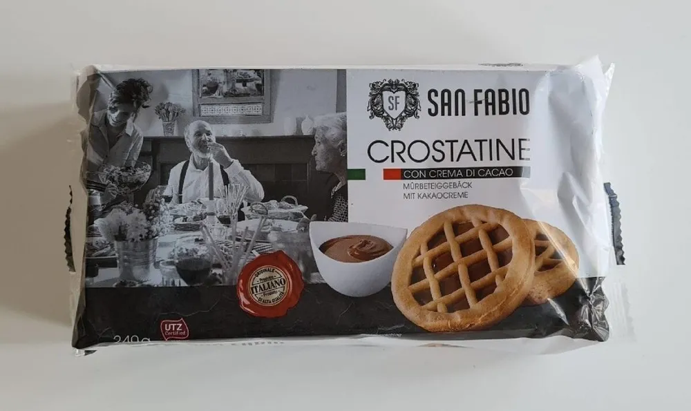 Crostatine con crema due cacao