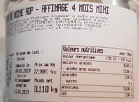Tête de moine AOP affinage 4 mois