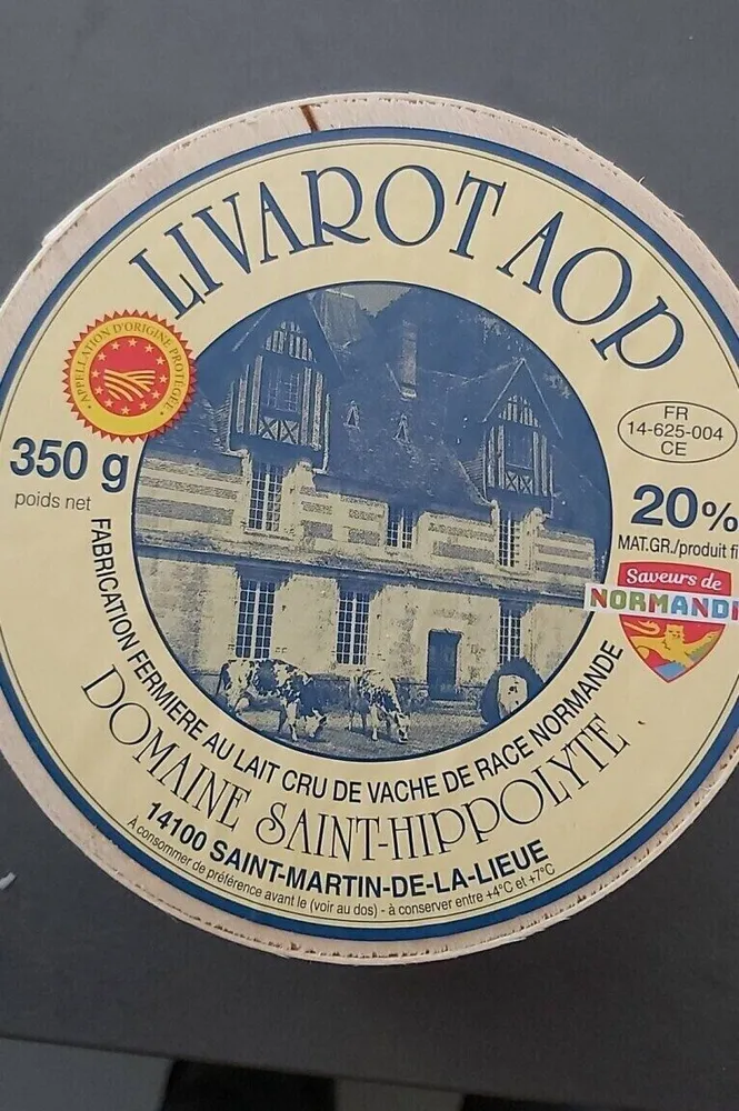 Livarot aop fermier