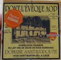 Pont-L'évêque fermier AOP