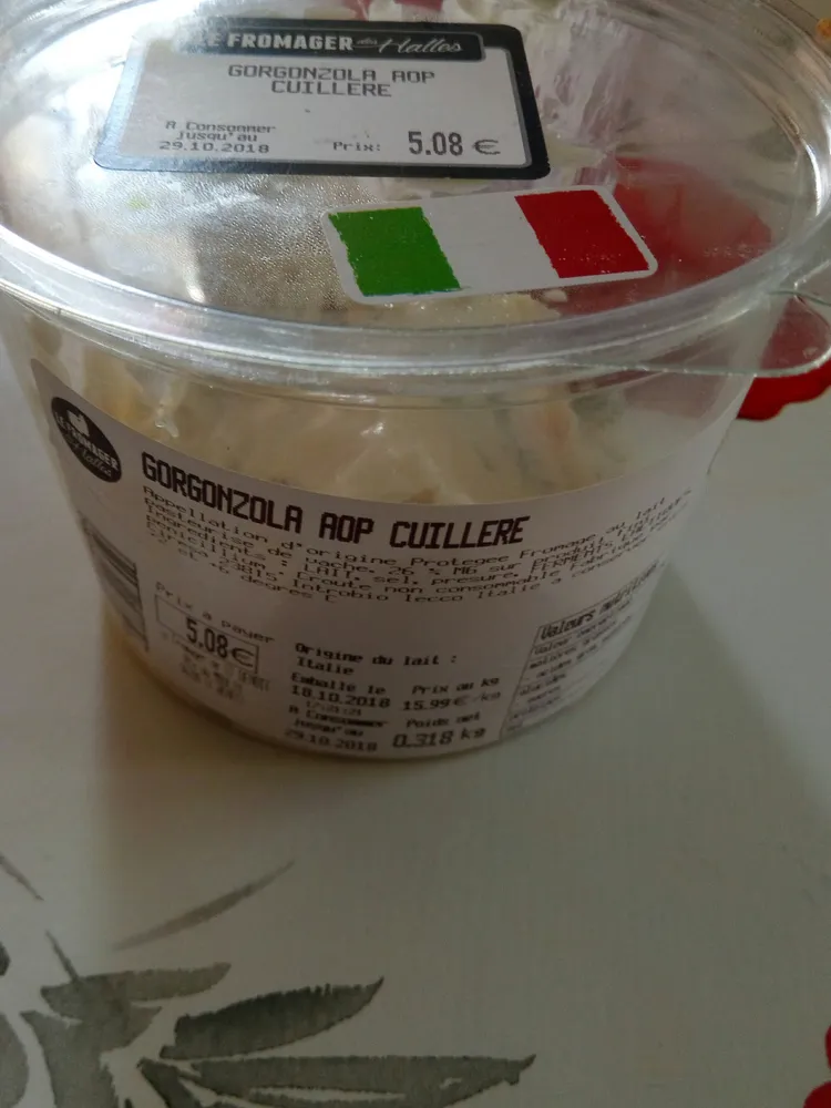 gorgonzola AOP cuillère