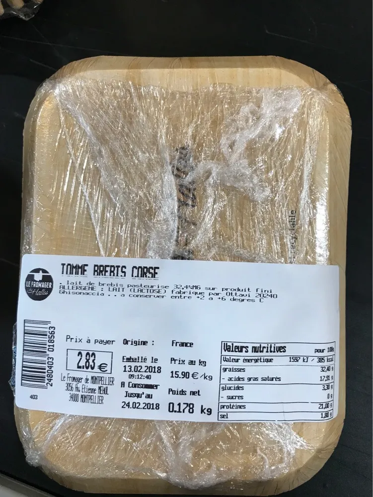 Tomme brebis corse