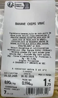 Banane sèche