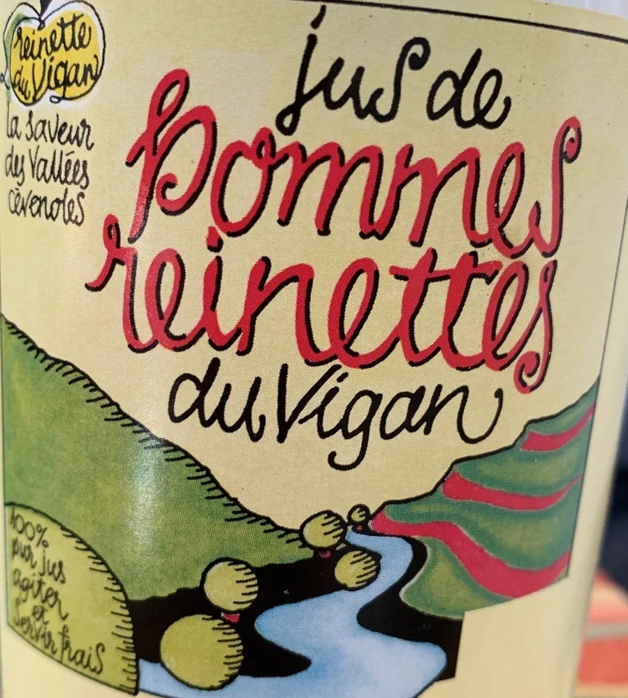 Jus de pomme reinettes du Vigan