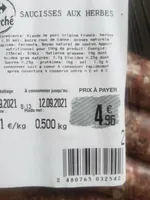 Saucisses aux herbes