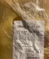 Emmental au lait cru