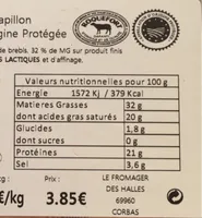 Roquefort AOP Papillon