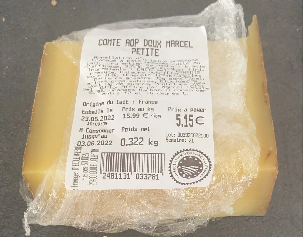 Comte aop doux marcel petite