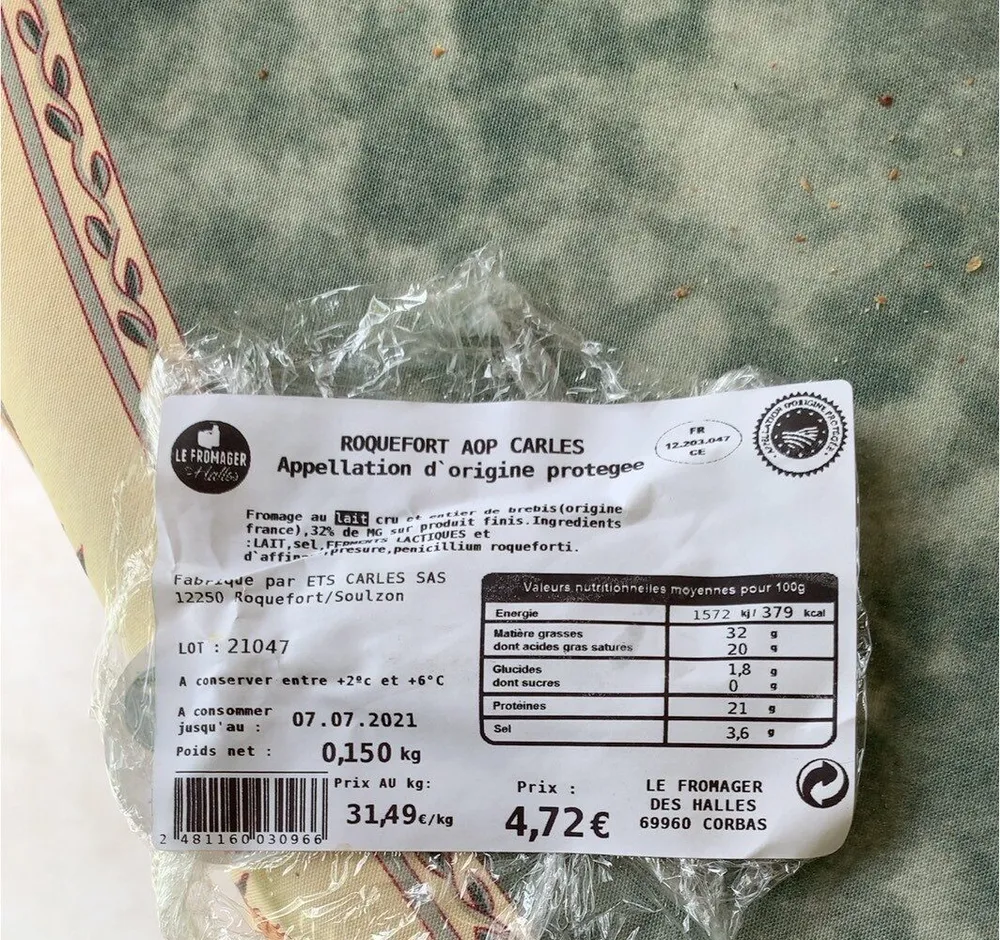Roquefort AOP Carles