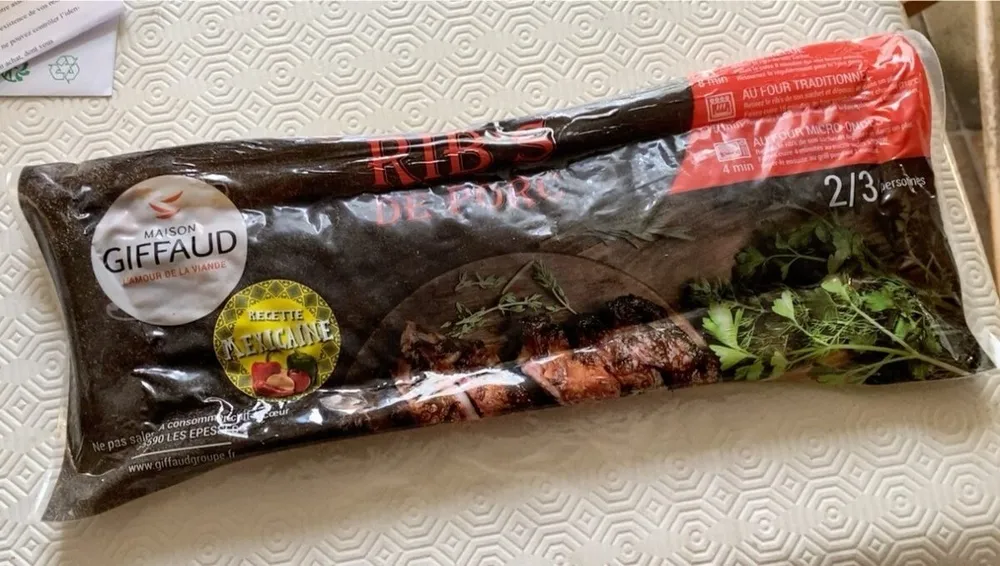 Ribs laribade mexicaine