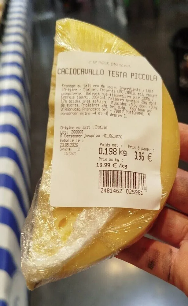 Caciocavallo testa piccola