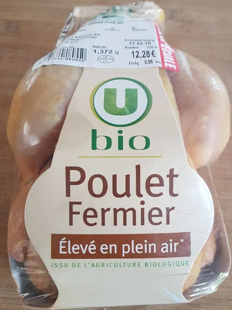 Poulet fermier bio
