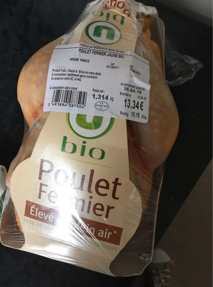 Poulet fermier bio U