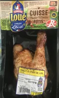 Cuisse de poulet fermier rôtie