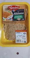 Les milanaise au fromage frais, ail et fines herbes