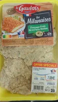 Escalope de poulet fromage frais ail et fines herbes