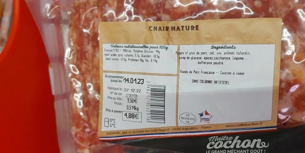 Chair à saucisses