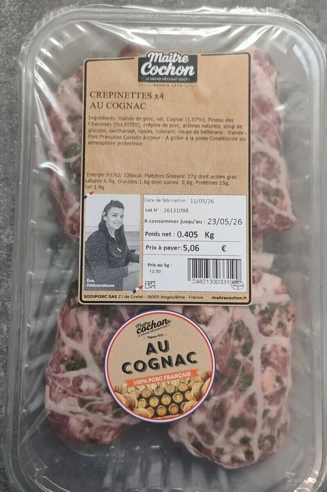 Crépinettes au cognac