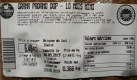 Grana Padano DOP affiné 10 mois