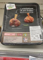 Mini jambonneaux braise x4