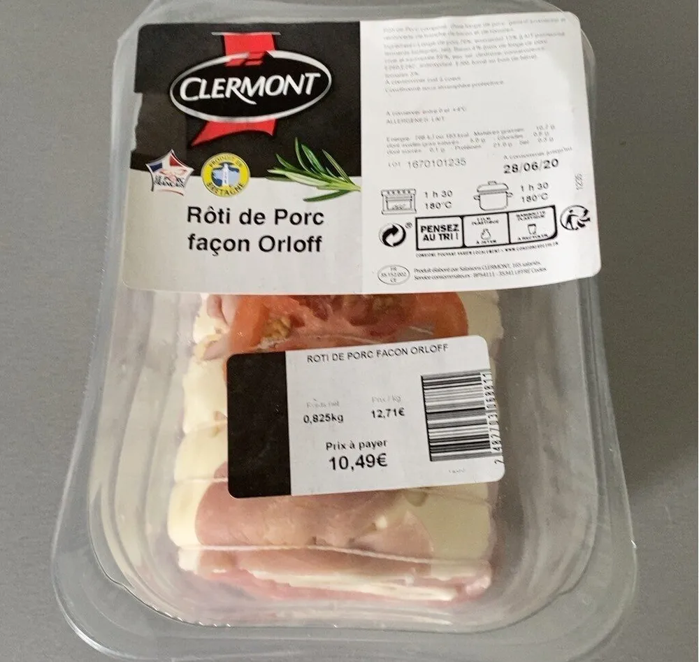 Rôti de porc façon Orloff
