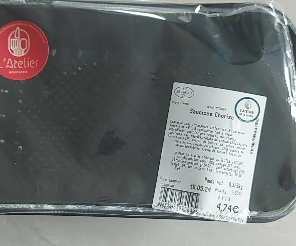 Saucisse Chorizo