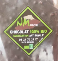 Chocolat 100% bio Noir Croustillant