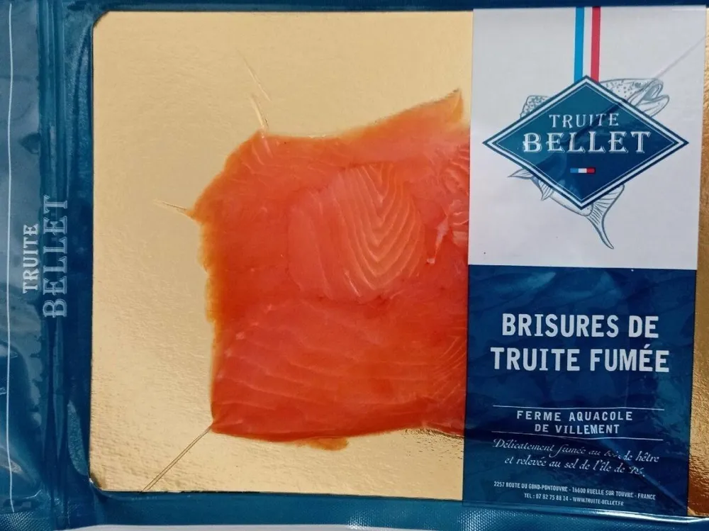 Brisures de truite fumée