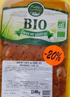 Brochettines de dinde bio provencale