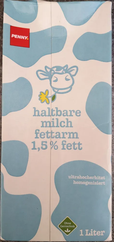haltbare milch fettarm 1,5 % fett
